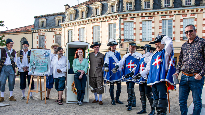 L'affiche dévoilée du Festival d'Artagnan et La Fontaine à Lupiac le 9 août 2026