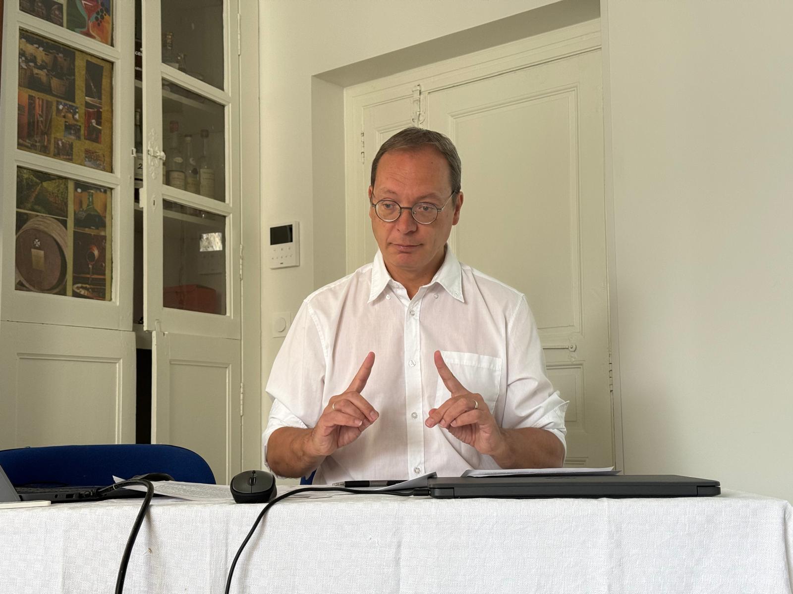 Le conférencier Laurent Muras_