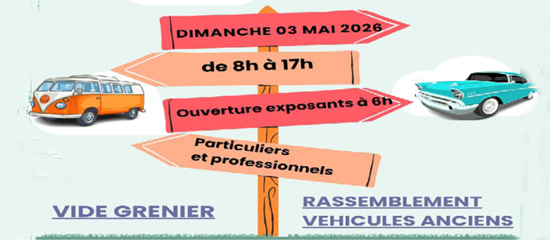 Vide grenier et voitures anciennes