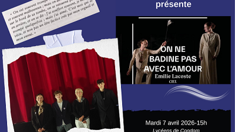 Les lycéens de Condom avec l'asso ART BOSS