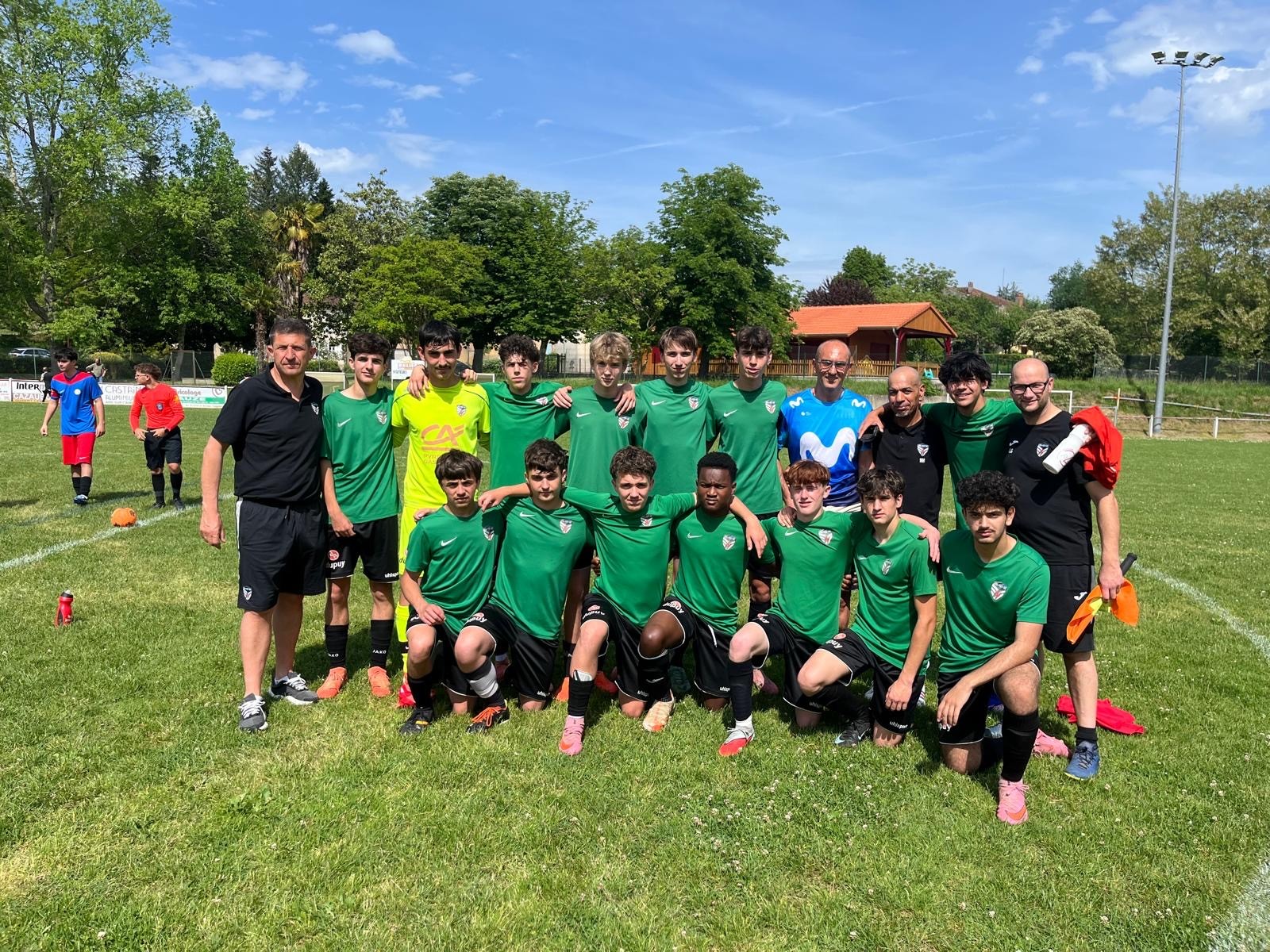 Les U17 gagnent leur ticket pour les 1/2 finale de la coupe