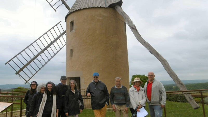 Une journée de détente au moulin pour les aidants des malades atteint de la maladie d'Alzheimer