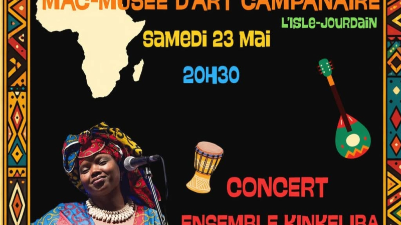 Nuit africaine au musée d'art Campanaire le 23 mai à 20h30