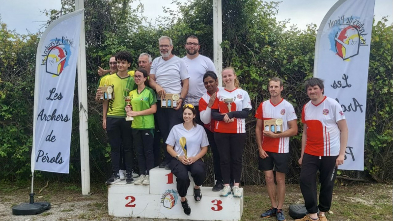 Les archers brillent dans l'hérault