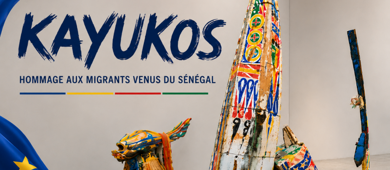 Mai de l'Europe: exposition Kayukos  en l'honneur des migrants sénégalais