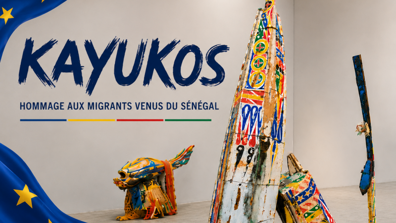 Mai de l'Europe: exposition Kayukos  en l'honneur des migrants sénégalais