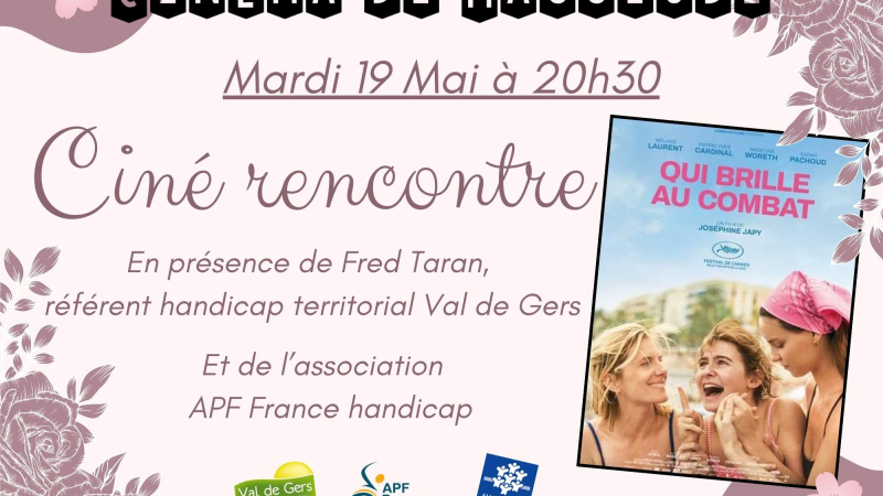 Cine rencontre avec le film " Qui brille au combat",  sur le thème du handicap