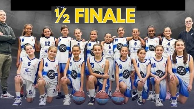 Qualifiées en 1/2 finale D1 U13