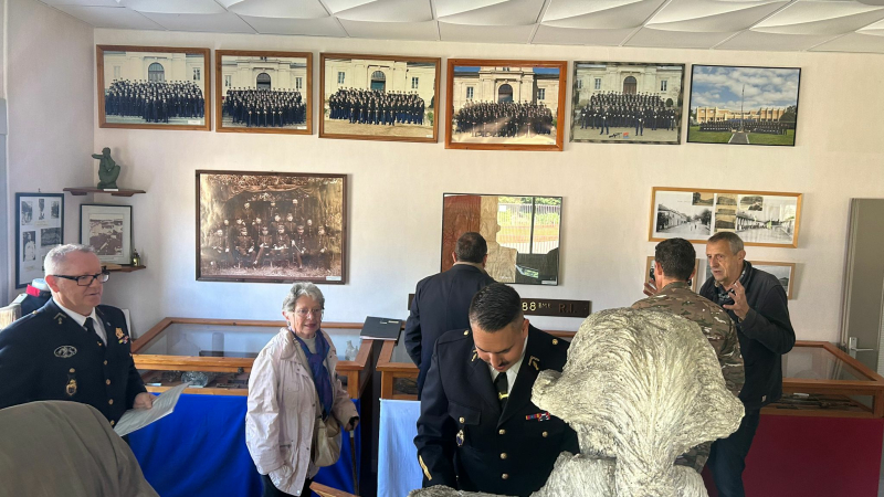 Une initiative mémorielle à l’escadron de gendarmerie mobile