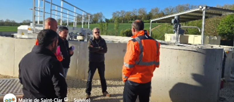 Nouvelle station d'épuration de Saint-Clar