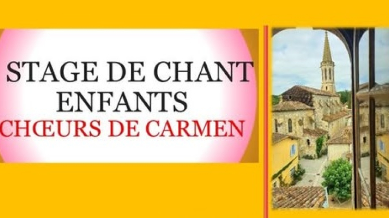 Stage de chants enfants / Le Chœur des Gamins dans l’opéra “Carmen”