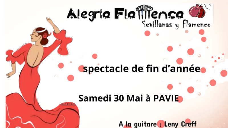 Une soirée sous le signe du flamenco avec Alegria Flamenca