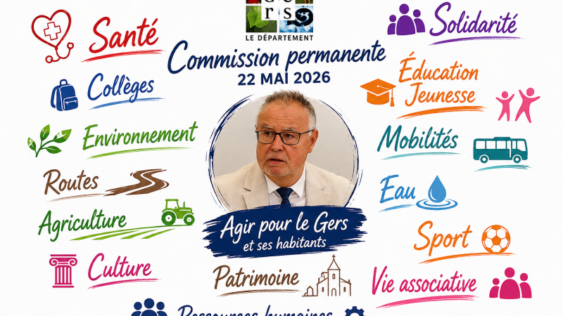 Gers : santé, collèges, agriculture, sport… le Département déroule sa feuille de route 2026