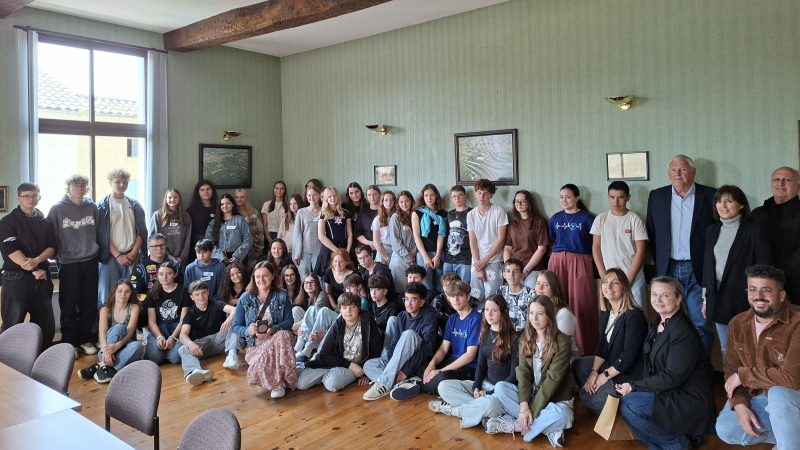 Après la visite des élèves tchèques au collège Simone Veil