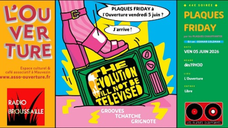Plaques Friday - à l'association "L'Ouverture"