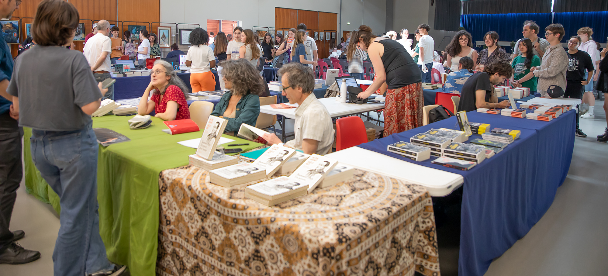 Le salon du livre avec Gaëlle Paty, Valéris Igounet et Guy Le Besnerais
