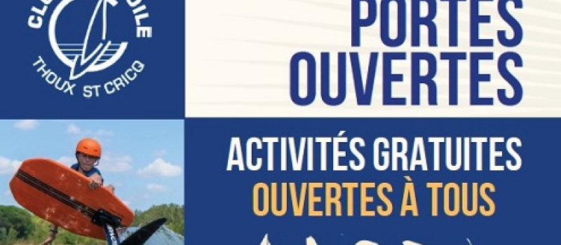 Découvrez les activités nautiques proposées par le Club de Voile lors des portes ouvertes