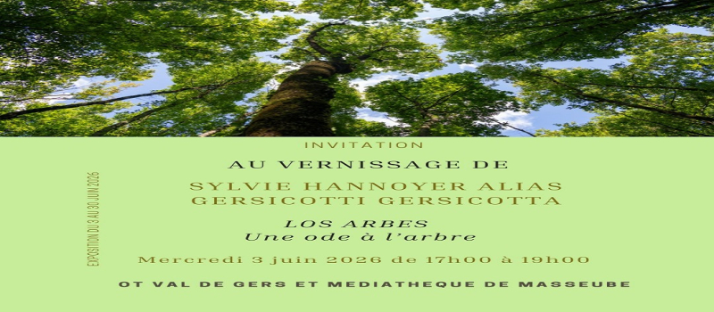 A la médiathèque , arbres à l'honneur