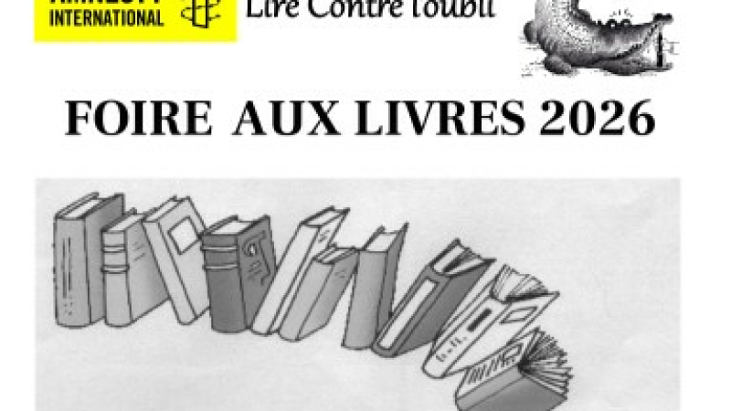 Grande Foire aux Livres organisée par Amnesty International