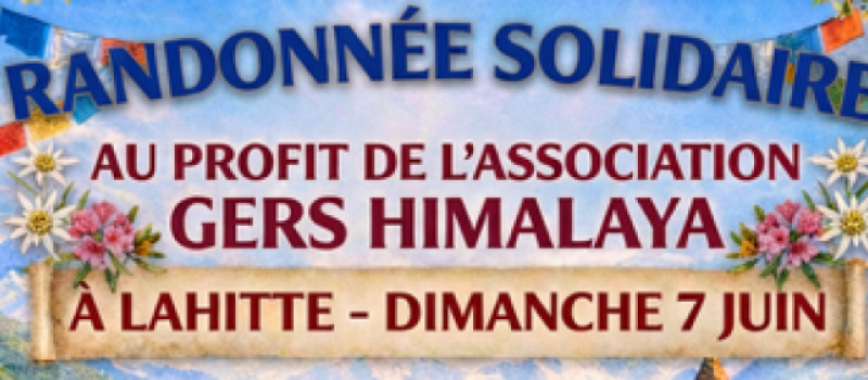 La rando solidaire de Gers Himalaya à Lahitte