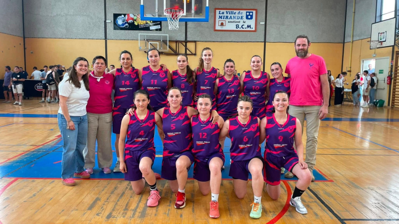 JACondom basket féminin : championnes 2026 et montée en R2 !