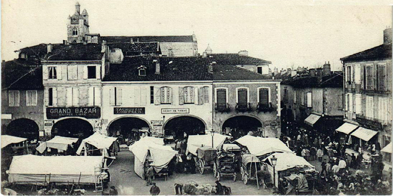mirande-place-astarac jour de marché