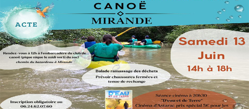Nettoyage au fil de l'eau