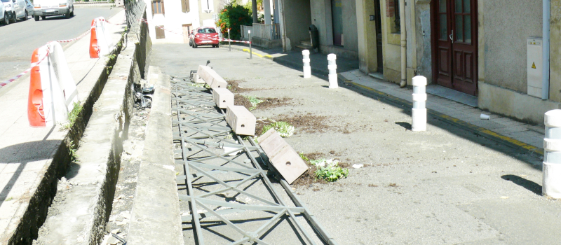 Violent choc frontal rue de Lorraine