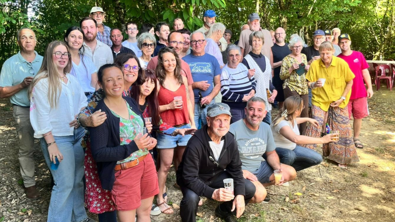 Fête des voisins dans le quartier de Gouts