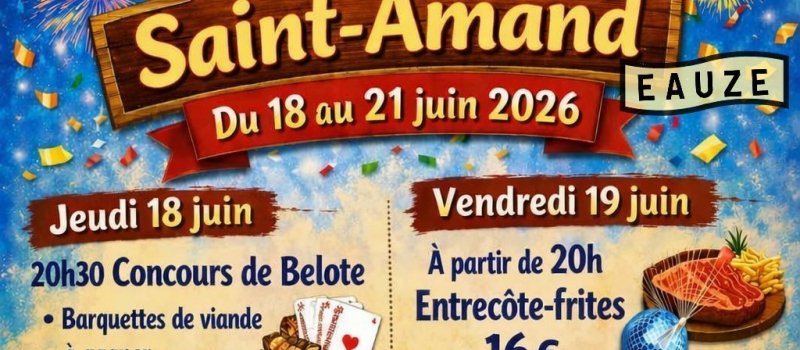Saint-Amand en fête pendant quatre jours