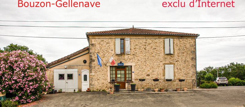 Pas d'Internet à Bouzon-Gellenave