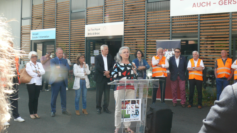 Gers Solidaire a inauguré une épicerie sociale, une vestiboutique, et agrandi son espace stockage