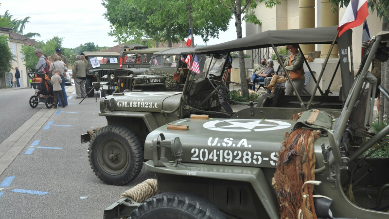 Le Jeep Club d'Artagnan attire les passionnés lors de la soirée de la Libération