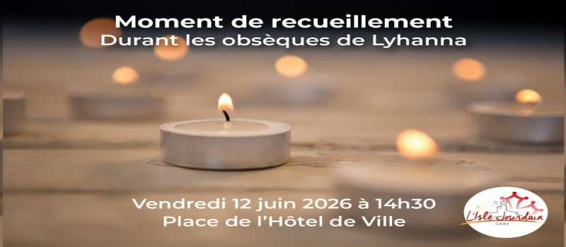 Moment de recueillement en hommage à Lyhanna