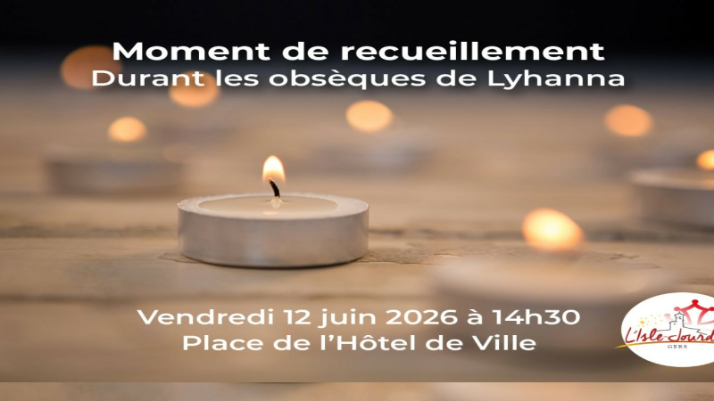 Moment de recueillement en hommage à Lyhanna