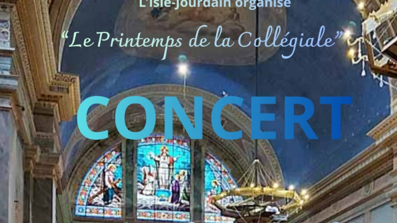 Concert pour Le printemps de la collégiale le 14 juin 2026