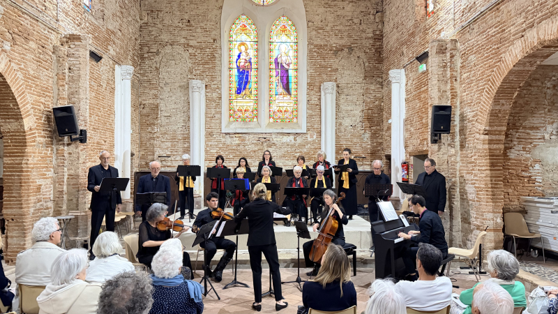 L'ensemble Caster à Choeur en concert en l'église Saint-Pierre