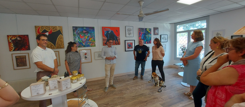 Sam et Marc Cluzet exposent leurs univers croisés à l’Office de tourisme