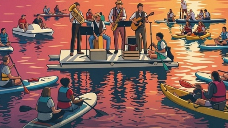 La musique prend le large ! Base nautique du Club de Voile Thoux Saint-Cricq