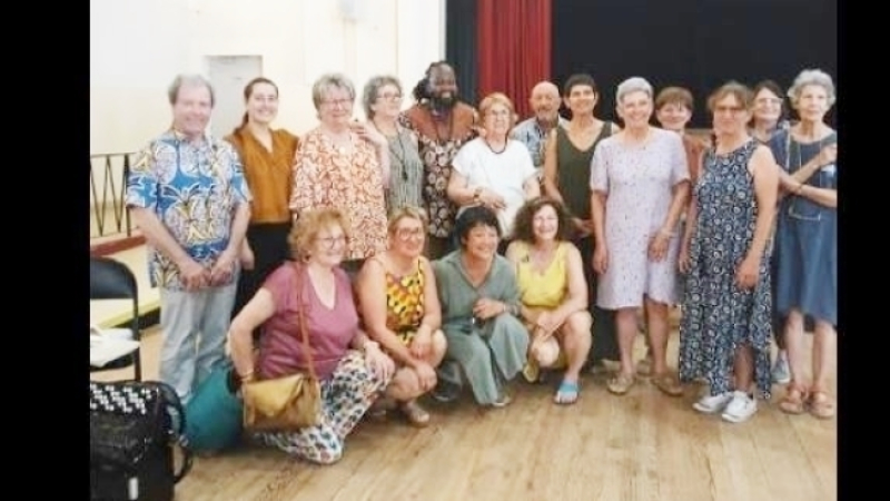 Extraordinaires sessions de chant avec Serge Kakudji le week-end dernier