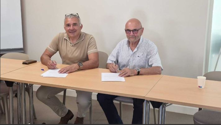 Rémi Branet, président de la CCI du Gers et Gérard Aries, président de la 3 CAG, ont signé leur partenariat