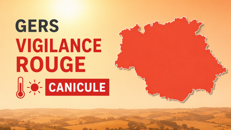 Vigilance rouge canicule dès demain dimanche
