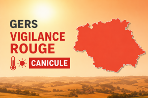Maintien du département du Gers en vigilance rouge « canicule extrême »