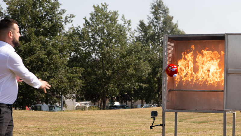 La boule anti-feu Block'Fire va être fabriquée à Nogaro