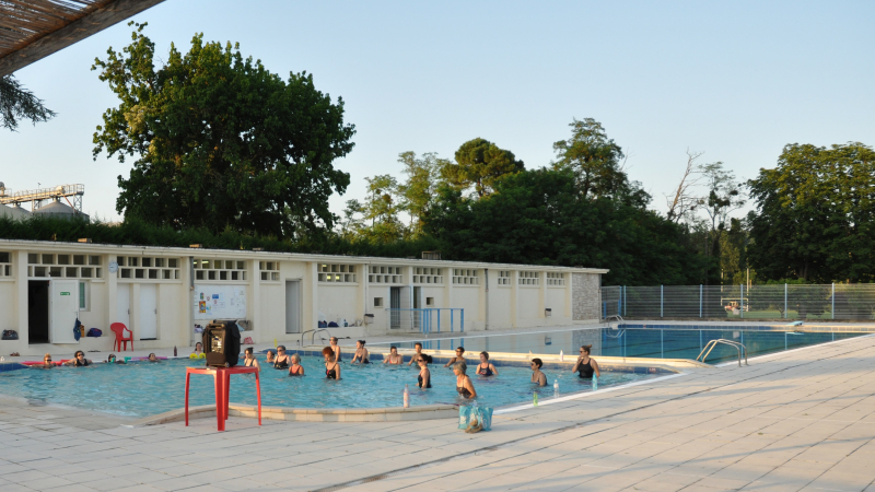Ouverture de la piscine et cours d'aquagym