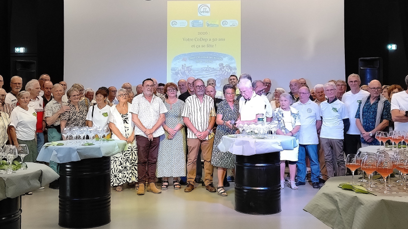 Le Comité départemental de cyclotourisme du Gers a fêté ses 50 ans à Pavie