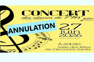 Annulation concert