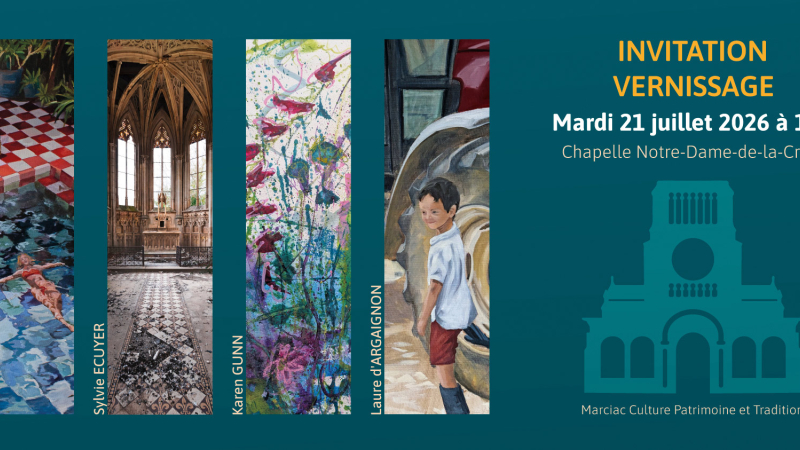 Vernissage des expositions à Notre -Dame-de-la-Croix