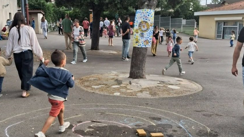 Kermesse à l'école Anne Franck
