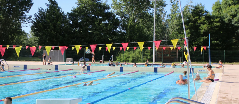 La piscine adapte son fonctionnement du 6 au 8 juillet